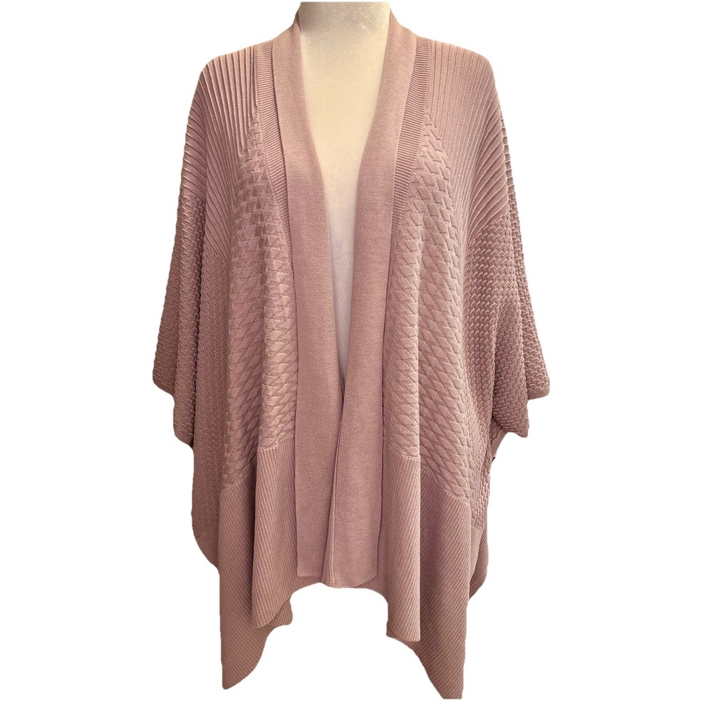 Lululemon Wrap OS Women's Dream Weaver Cape Lavender Fall Cardigan Travel Career